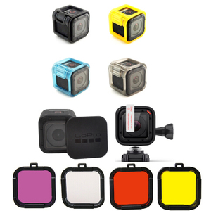GoPro Hero 5 4钢化膜Session镜头盖保护膜潜水滤镜UV镜gopro边框