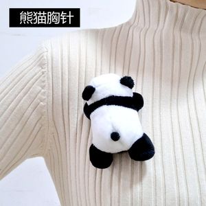 能猫基地同款 趴在身上的熊猫 立体公仔胸针包包装饰 DIY别针徽章