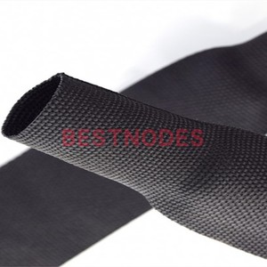 2:1热缩布带耐磨耐温防滑纺织套管线束管路保护PET编织热收缩管