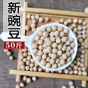 干白豌豆粒杂粮鸽粮饲料发芽种子重庆小面信鸽赛50斤包邮生豌豆