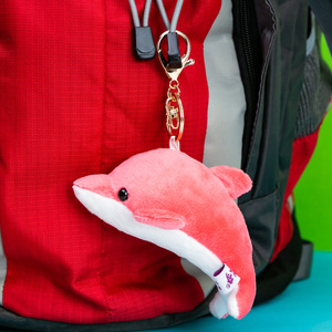 海洋馆小海豚毛绒玩具可爱海豚包包挂件饰品钥匙扣海豚娃娃玩偶