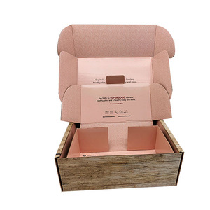 厂家印刷定制双面彩色覆膜礼品三层瓦楞飞机盒E楞包装产品纸盒子