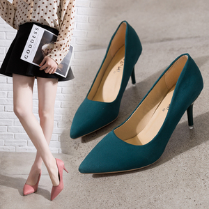OL vocational high heels Elegant work shoes big yards 大码鞋