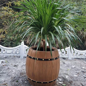 花盆模具盆水泥模具园林景观盆景塑料圆形树桶自制大仿木花箱磨具
