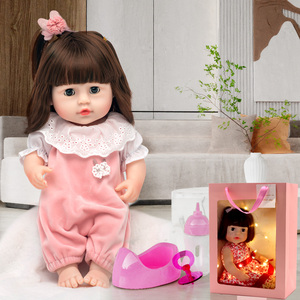 仿真娃娃全胶硅胶婴儿可洗澡会说话的洋娃娃儿童玩具女孩梳妆玩偶