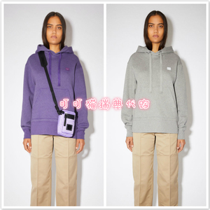 折扣！瑞典代购Acne Studios Ferris 男女同款加绒连帽笑脸卫衣