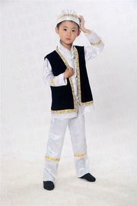 男童印度舞演出服儿童新疆舞蹈服装幼儿白族葫芦丝表演服民族服饰