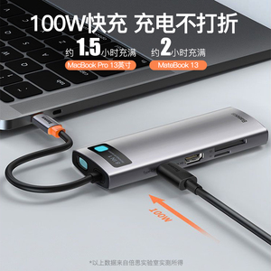 全新倍思type-c转USB扩展坞转换器笔记本拓展电脑usb分线器网线