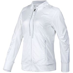 Z88355 亏本清货adidas 阿迪达斯 高尔夫 女子夹克 白色运动外套