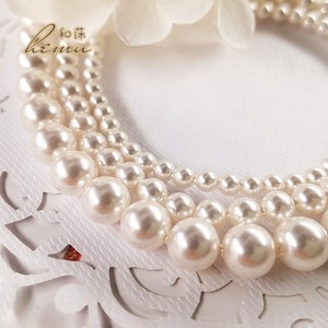 奥地利进口 施华洛5810通孔全孔白色650水晶珍珠diy饰品配件散珠