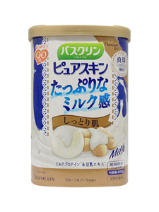 【国内现货】日本 巴斯克林浴盐  珍珠蛋白浴盐牛乳豆乳全身雪白
