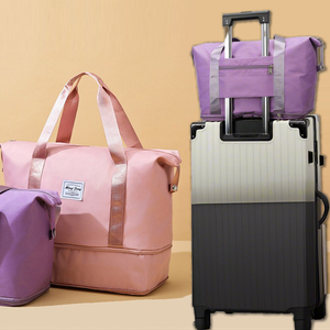 行李袋短期旅行包女士外出时尚学生住校2024新款女生防水手提轻便