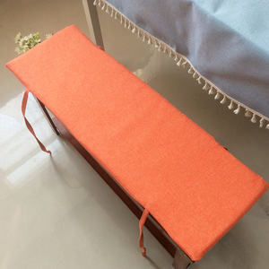 定制高密度海绵垫茶椅垫长凳子垫实木长方形坐垫长条沙发垫四季薄