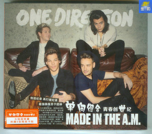 单向组合One Direction 青春创世纪Made In The A.M. 新索CD+卡贴