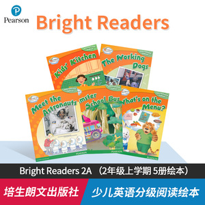 【现货速发】培生朗文少儿英语 Bright Readers 5本主题 brightreaders 少儿英语绘本图书 6-12岁小学生英文分级阅读1-6年级教材