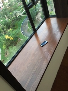 实木台面定制老榆木松木大板一字隔板餐桌书桌飘窗台面板吧台桌面