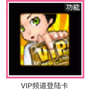 劲舞团VIP频道卡 最新款 vip登录卡 免挤卡进满房一个月720小时效