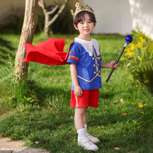 六一演出服小王子服装国王幼儿园毕业照童话白雪公主男孩cos衣服