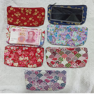 中国风横款百元纸币现金收纳袋零钱包布艺存钱袋手机包便携小布袋