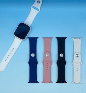 通用子腾园电话手表硅胶表带苹果款手表S7 S8学生手表表带腕带