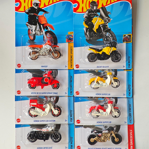 风火轮合金小车模型儿童玩具C4982摩托车杜卡迪DUCATI 本田 VESPA