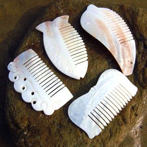 天然蚌壳珍珠贝壳梳子创意刮痧板海螺贝壳工艺品女友闺蜜生日礼物
