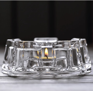 保温底座蜡烛可烧水加热器玻璃花果茶壶家用户外煮茶温茶功夫茶具