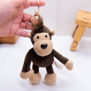 可爱猴子毛绒挂件猩猩公仔钥匙扣包包饰品背包挂饰生肖猴汽车吊饰