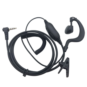 对讲机耳机单孔公网专用耳机高清音质耐拉型耳麦加粗线