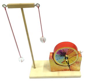 钟表与钟摆 科学实验小制作DIY手工拼装创客教育周期单摆材料