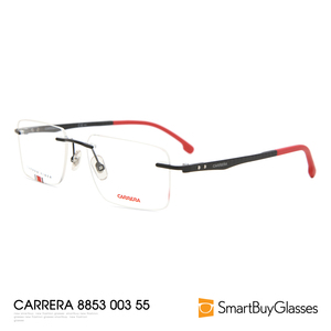 Carrera/卡雷拉眼镜架 无框运动款轻便易携带舒适男士框架镜 8853