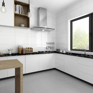 纯白色亮光300X600瓷砖洗手间卫生间厨房厕所厨卫墙砖爵士白瓷片