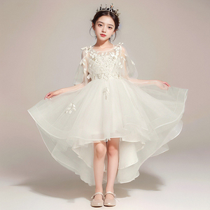 结婚花童婚礼小女孩洋气公主裙十岁生日宴会超仙婚纱礼裙钢琴礼服