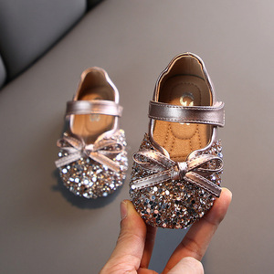 夏季小宝宝公主鞋0-1到2-3岁6一12个月女婴儿鞋子春季女童学步鞋5