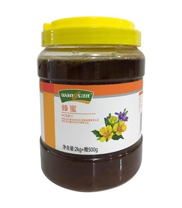 汪氏百花蜂蜜5斤正品多花蜜蜂王浆蜂蜜2000g送赠品