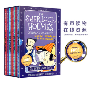 英文原版 Sherlock Holmes 福尔摩斯1-3辑 大侦探福尔摩斯小说 章节桥梁书 小学课外阅读