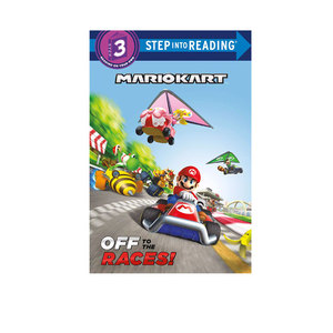 英文原版 Off to the Races! (Nintendo Mario Kart) 马里奥卡丁车 Step into reading L3 美国兰登经典分级读物