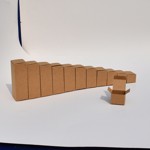 现货通用规格白盒黑卡牛卡本色包装盒  定制长方形正方形LOGO彩盒