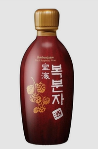 宝海覆盆子果酒韩国原装原瓶进口375ml瓶装烧酒配制女生甜味酒