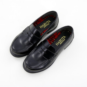 日本正统学生鞋雪松学院风JK制服鞋子平跟圆头黑棕平跟中跟女鞋