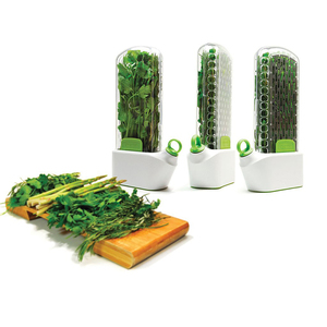 现货 美国Prepara香菜芦笋草本蔬菜保鲜盒延长食物新鲜度冰箱收纳