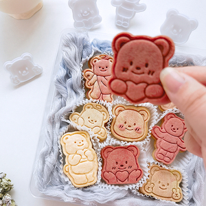 原创泰国butterbear黄油小熊模具可爱小熊曲奇饼干diy现货周边