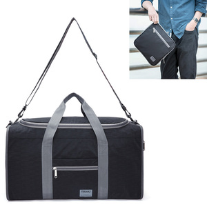 男士大容量可折叠手提旅行袋单肩斜挎包防水泼户外春运出差行李包