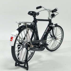 自行车合金模型可转动怀旧经典28二八自行车金属模型