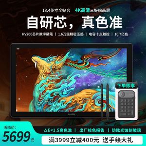 绘王Kamvas Pro19(4K)数位屏手绘屏电脑绘图绘画手写屏液晶数位板