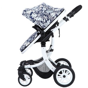艾米乐欧美高景观婴儿推车可坐可躺双向折叠便携婴儿车避震童