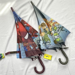便宜出 可爱卡通冰雪公主蜘蛛自动长柄伞小学生男女童便携雨伞
