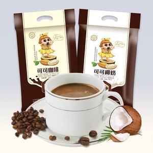 海南兴隆热带植物园 兴科可可咖啡可可椰奶136克 速溶咖啡8小包