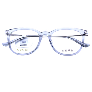 GUCCI古驰眼镜男女复古板材全框圆框透明近视光学眼镜架GG1468OA