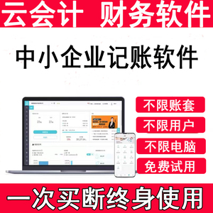 永久买断财务企业出纳报税系统t3网络版易代账会计记软件代理做账